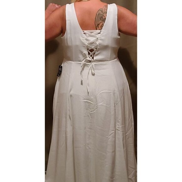 NWT 16W Torrid Sweetheart Jacquard Gown Wedding - Picture 5 of 13